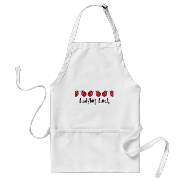 Ladybug Luck Standard Apron (Front)