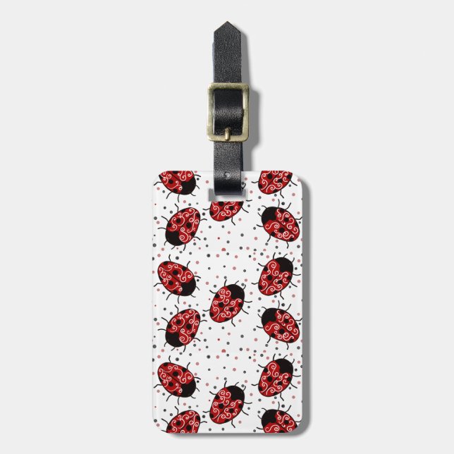 Ladybug Luggage Tag (Front Vertical)