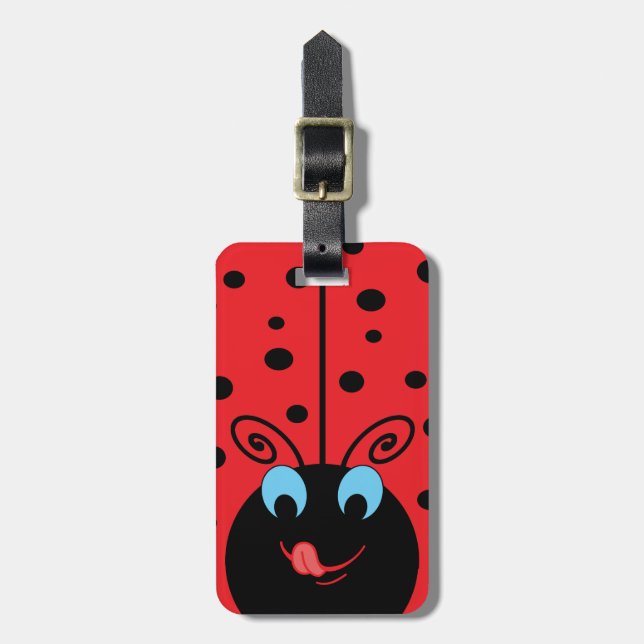 Ladybug Luggage Tag (Front Vertical)