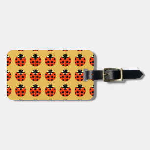 ladybug luggage tag