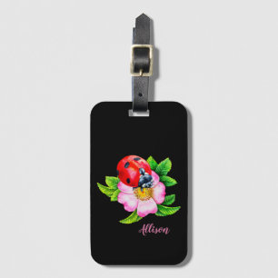 Ladybug  luggage tag