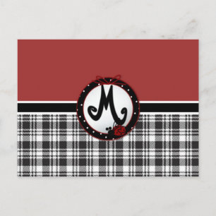 Ladybug M Postcard