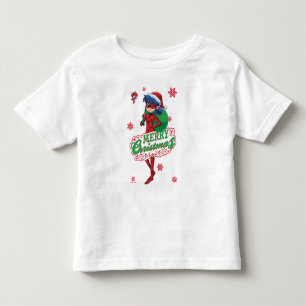 Ladybug Merry Christmas Toddler T-Shirt