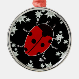 LADYBUG METAL TREE DECORATION