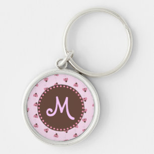Ladybug Monogram Keychain