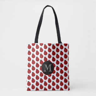 Ladybug Monogram Tote