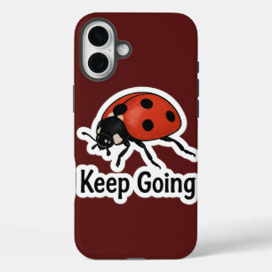 Ladybug Motivation Sticker  iPhone 16 Plus Case
