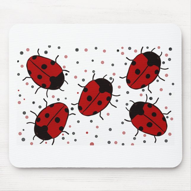 Ladybug Mouse Mat (Front)