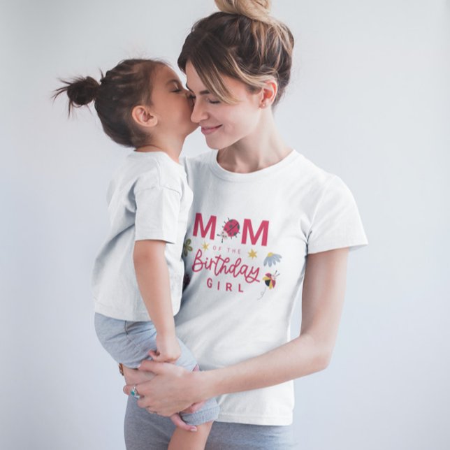 Ladybug Mum of the Birthday Girl T-Shirt (Creator Uploaded)