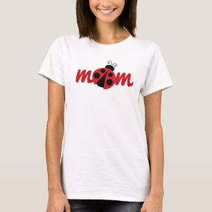 Ladybug Mum White T-Shirt