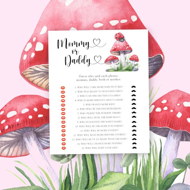 Ladybug - mummy or daddy baby shower game (Creator Uploaded)