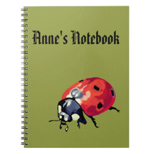 Ladybug Name Notebook