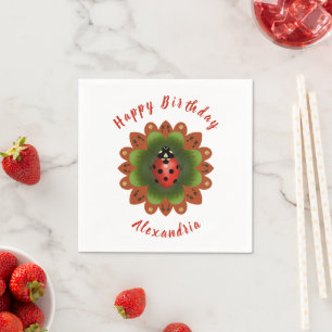Ladybug Napkin