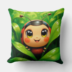 🐞 Ladybug Nature Scene For Cosy Spaces 🐞 Cushion