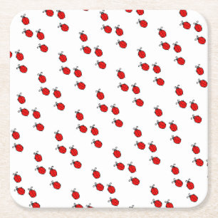 LadyBug Office Home  Personalise Destiny Destiny'S Square Paper Coaster