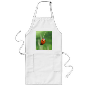Ladybug on a blade of grass Apron