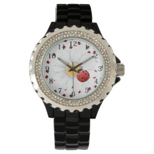 Ladybug on a Daisy Watch