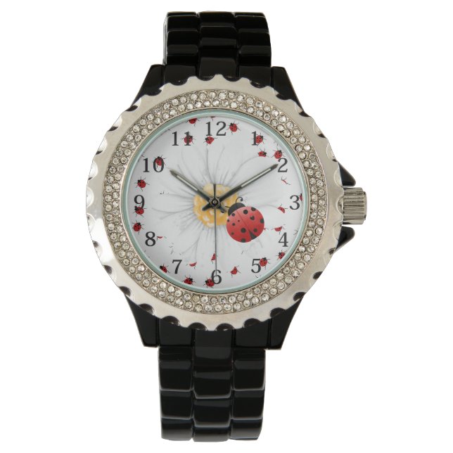 Ladybug on a Daisy  Watch (Front)