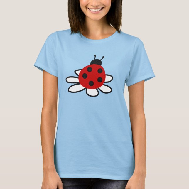 Ladybug on a Lily T-Shirt (Front)