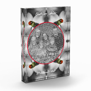 Ladybug On Dogwood Personalised Add Your Photo Block