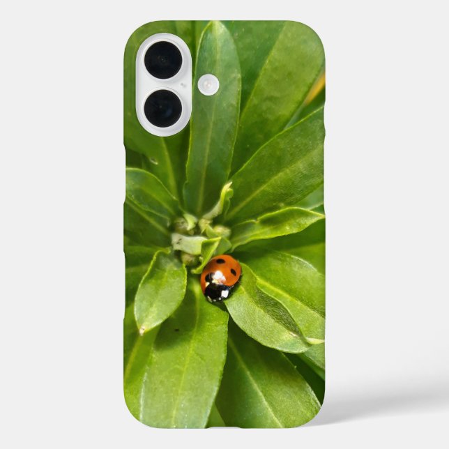 Ladybug on Flowers Case-Mate iPhone Case (Back)