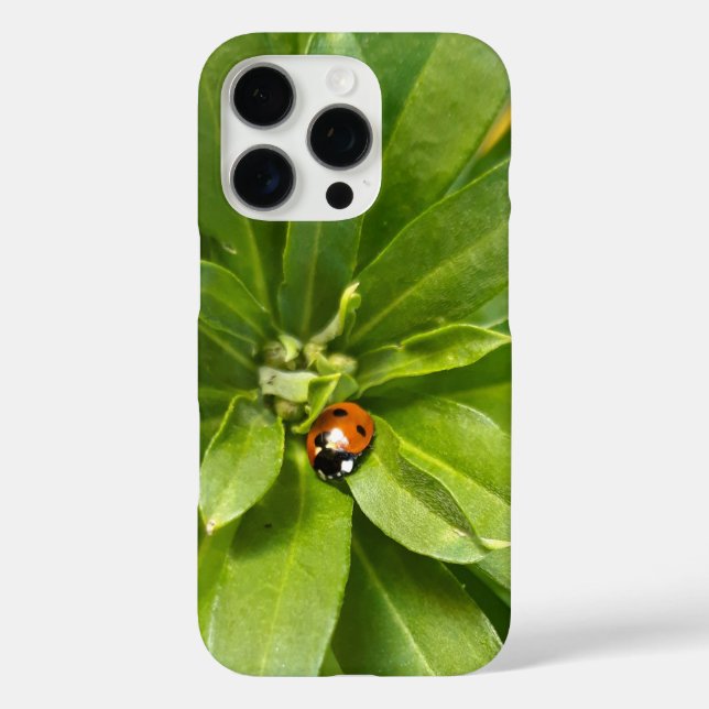 Ladybug on Flowers Case-Mate iPhone Case (Back)