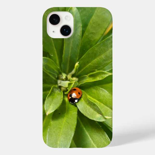 Ladybug on Flowers Case-Mate iPhone Case (Back)