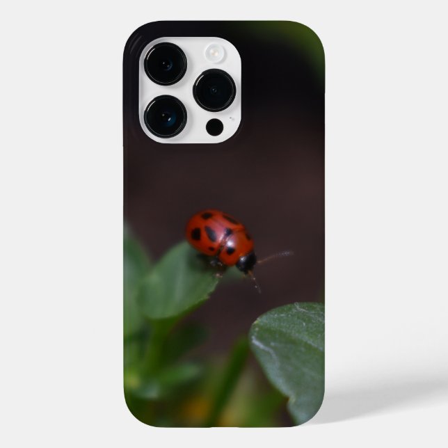 Ladybug on Flowers Case-Mate iPhone Case (Back)