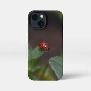 Ladybug on Flowers iPhone 13 Mini Case