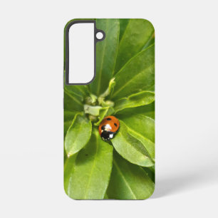 Ladybug on Flowers Samsung Galaxy Case