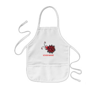 Ladybug Paint Smock! Kids Apron