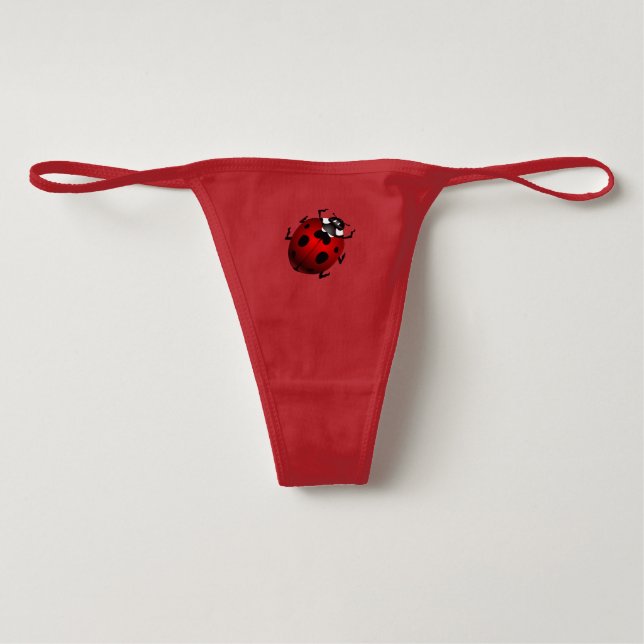 Ladybug Panties Women's Ladybug Underwear Customiz (Front)