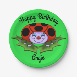 Ladybug Paper Plates