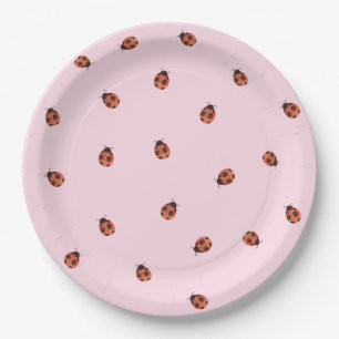 Ladybug Paper Plates Party Decor