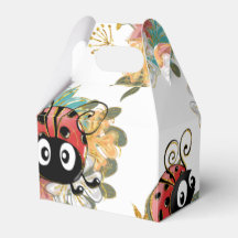 Ladybug Party Favour Treat Box