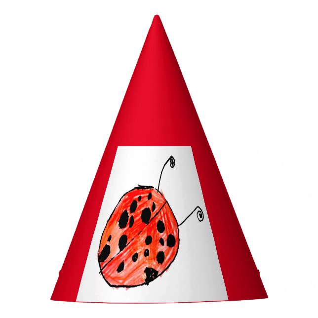 Ladybug Party Hat (Front)