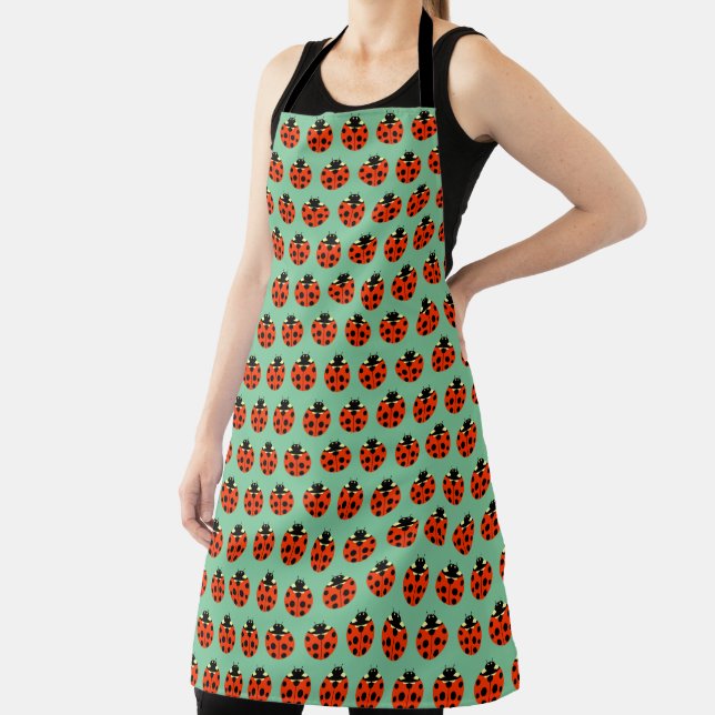 Ladybug Pattern Apron (Insitu)