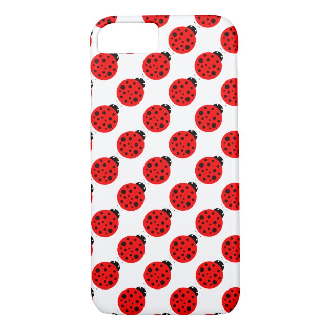 Ladybug Pattern Case-Mate iPhone Case (Back)