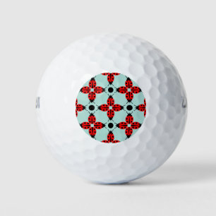 Ladybug Pattern Golf Balls