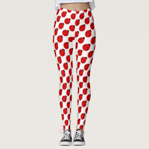 Ladybug Pattern Leggings