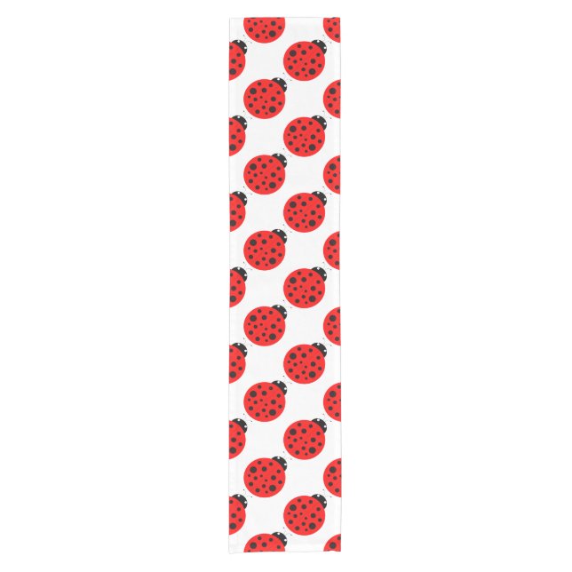 Ladybug Pattern Short Table Runner (Front)