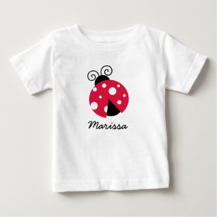 Ladybug Personalised Templates Baby T-Shirt