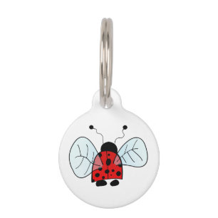 Ladybug   pet tag