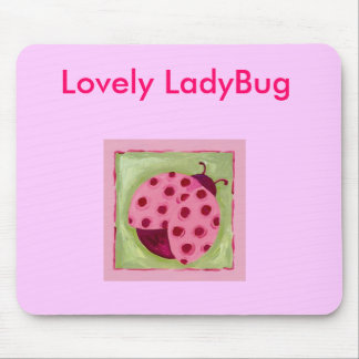 Ladybug-Photographic-Print-C13214722, Lovely La... Mouse Mat