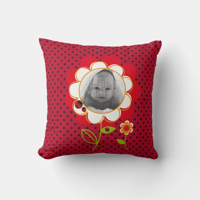 Ladybug pillow (Front)