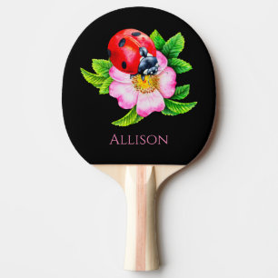 Ladybug  ping pong paddle