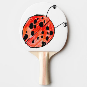 Ladybug Ping Pong Paddle