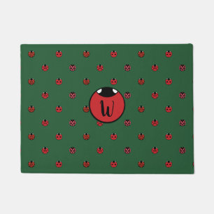 Ladybug Polka Dots Doormat