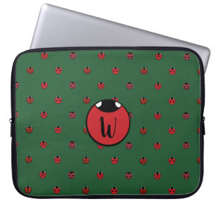 Ladybug Polka Dots Laptop Sleeve