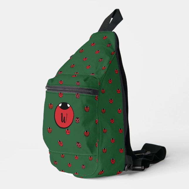 Ladybug Polka Dots Sling Bag (Right Corner)